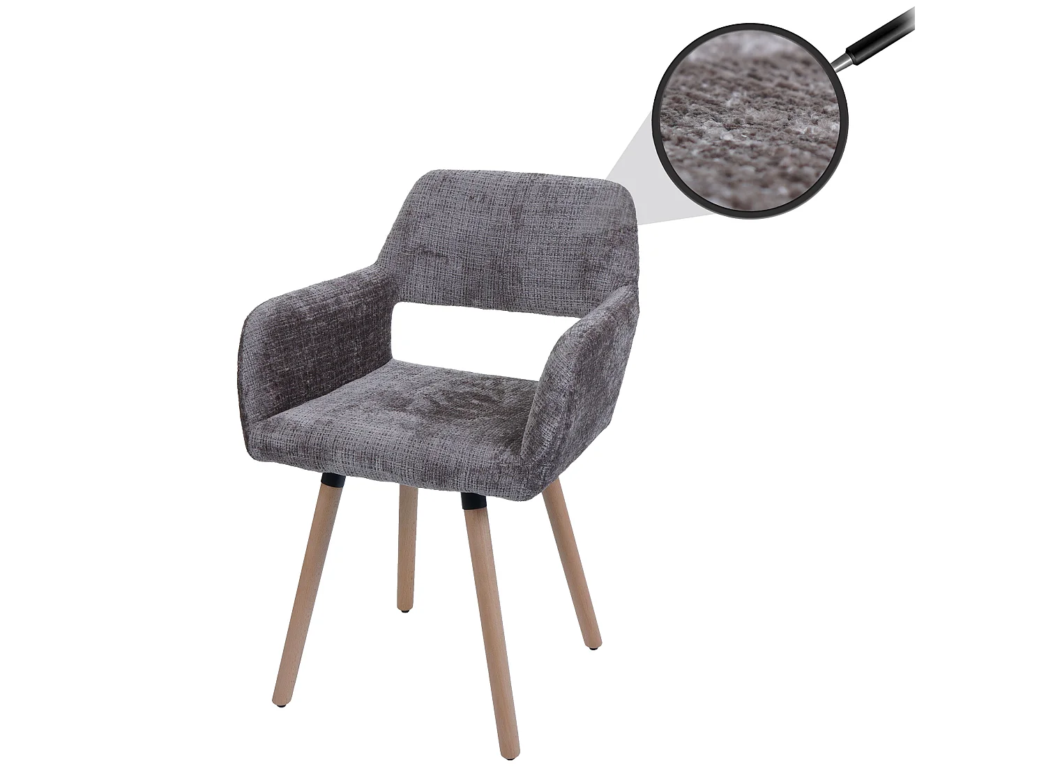 Chaise de salle à manger MCW-A50 II,  marron