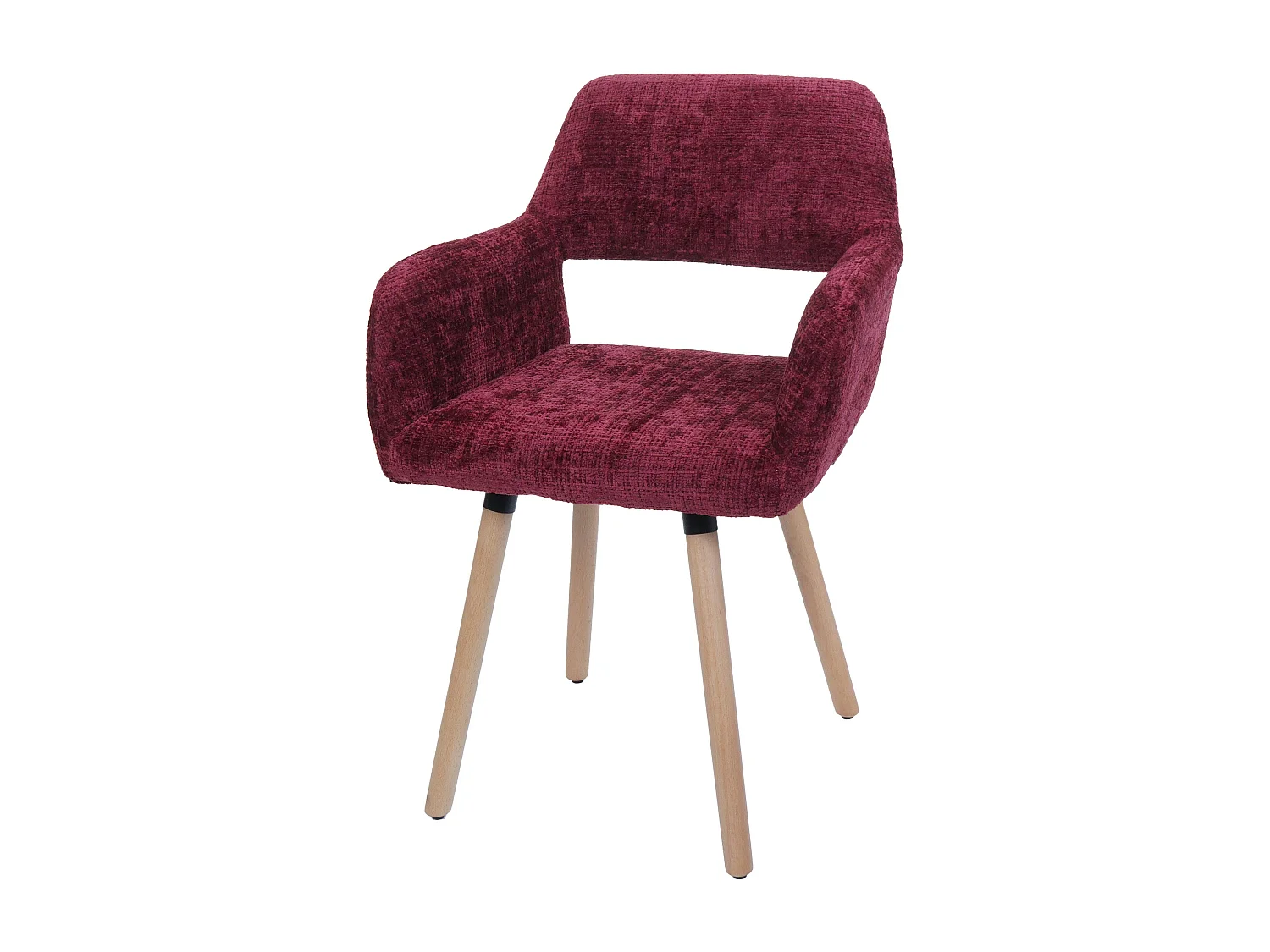 Chaise de salle à manger MCW-A50 II,  bordeaux