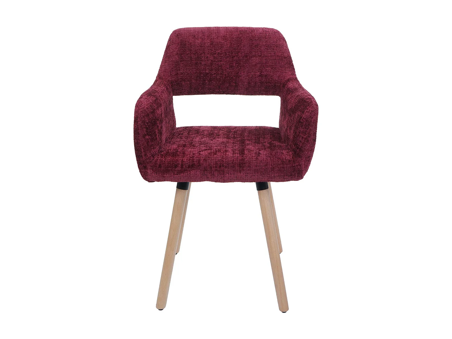 Chaise de salle à manger MCW-A50 II,  bordeaux