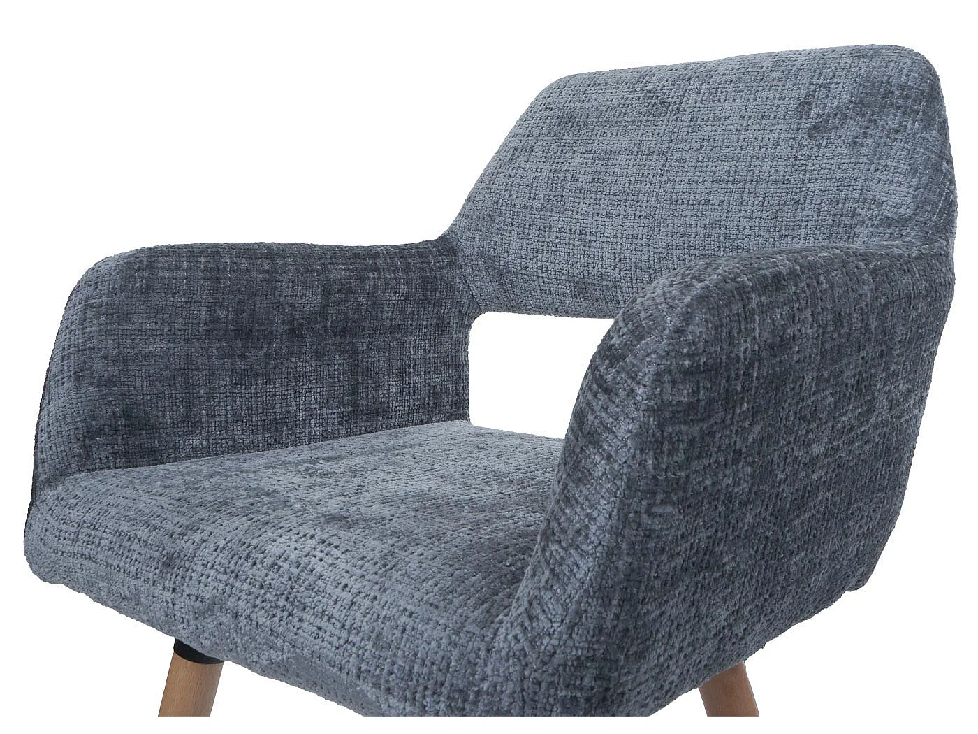 Chaise de salle à manger MCW-A50 II,  gris foncé