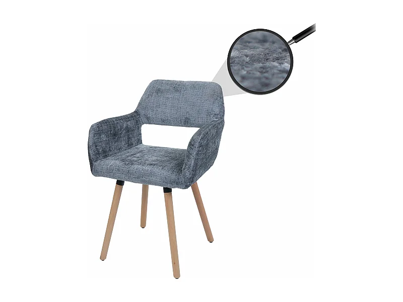 Esszimmerstuhl MCW-A50 II, Dunkelgrau