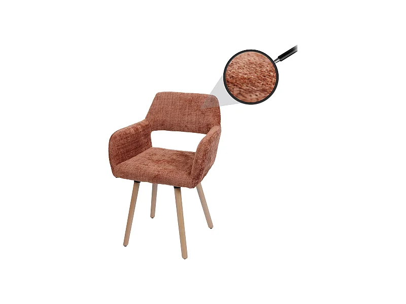 Krzesło do jadalni MCW-A50 II,  terakota