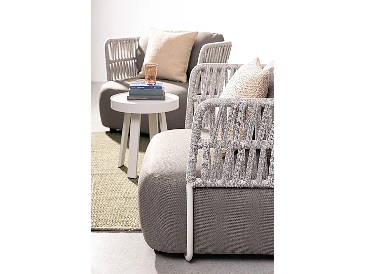 Table basse de jardin ronde en métal D41 - LA BAULE