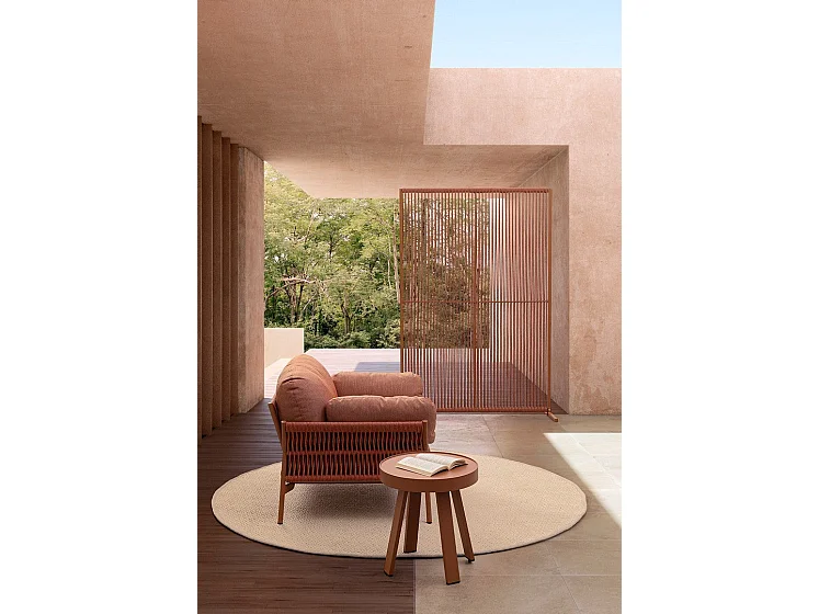 Table basse de jardin ronde en métal D41 - LA BAULE