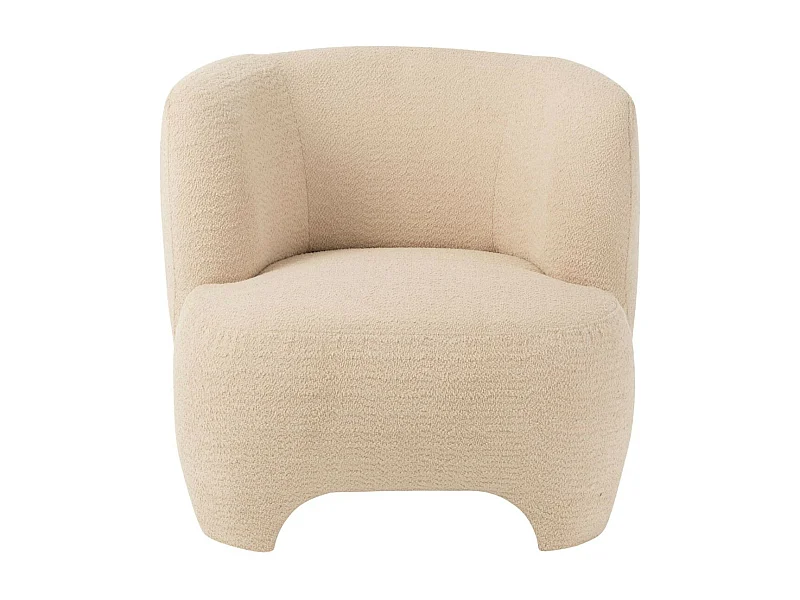 Fauteuil Design Tricoté "Erwin" 80cm Blanc