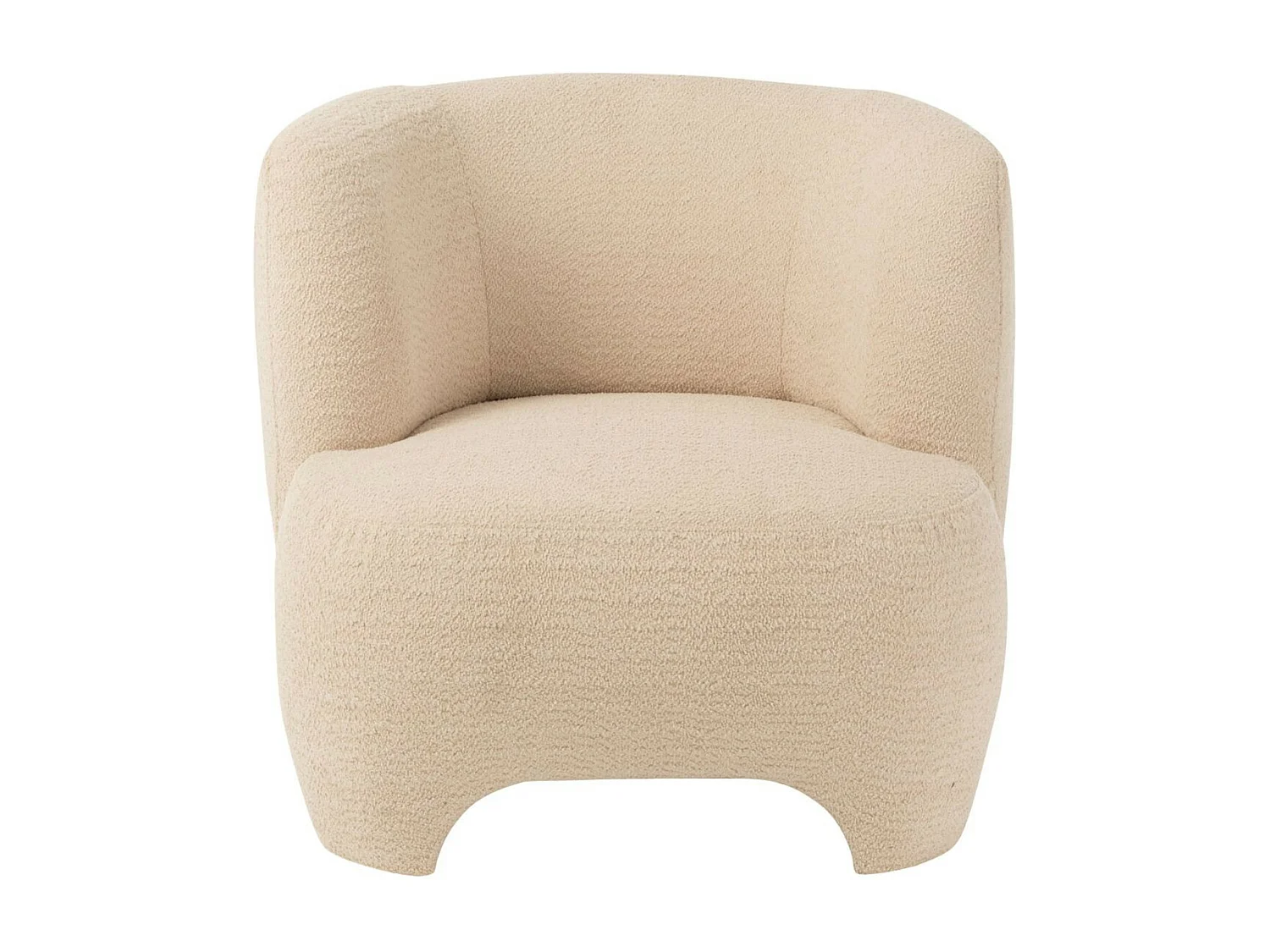 Fauteuil Design Tricoté "Erwin" 80cm Blanc