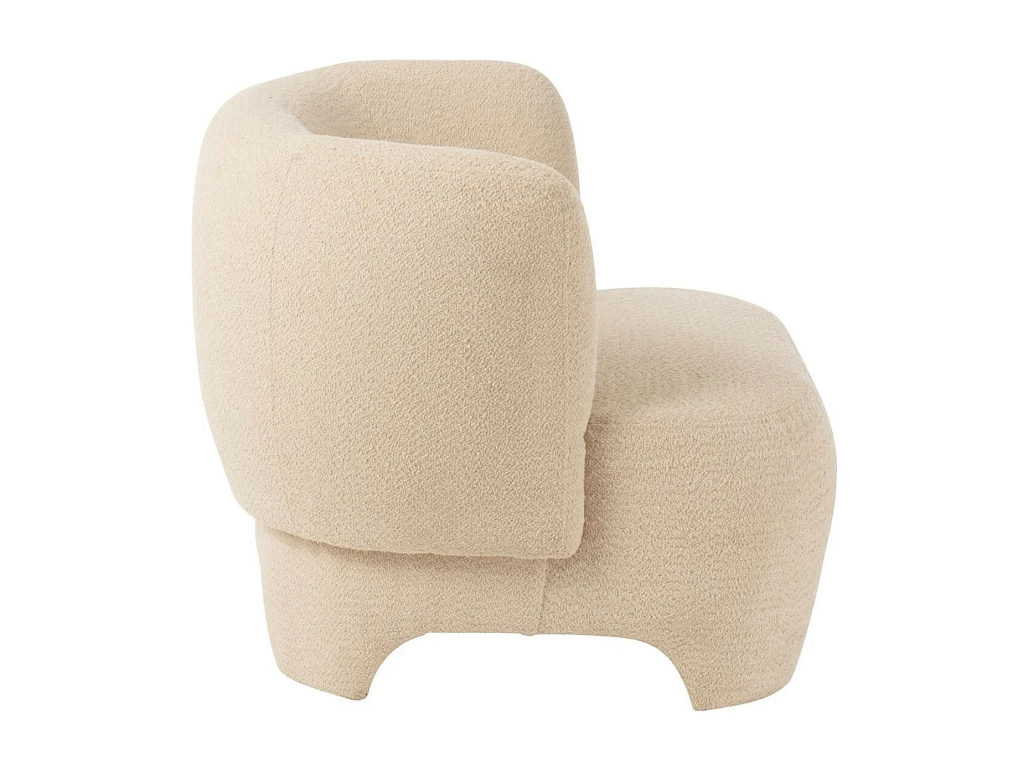 Fauteuil Design Tricoté "Erwin" 80cm Blanc