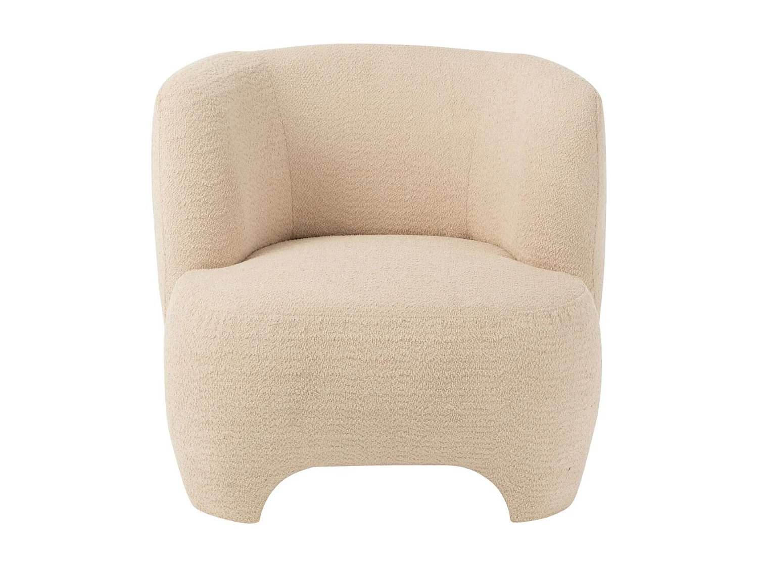 Fauteuil Design Tricoté "Erwin" 80cm Blanc