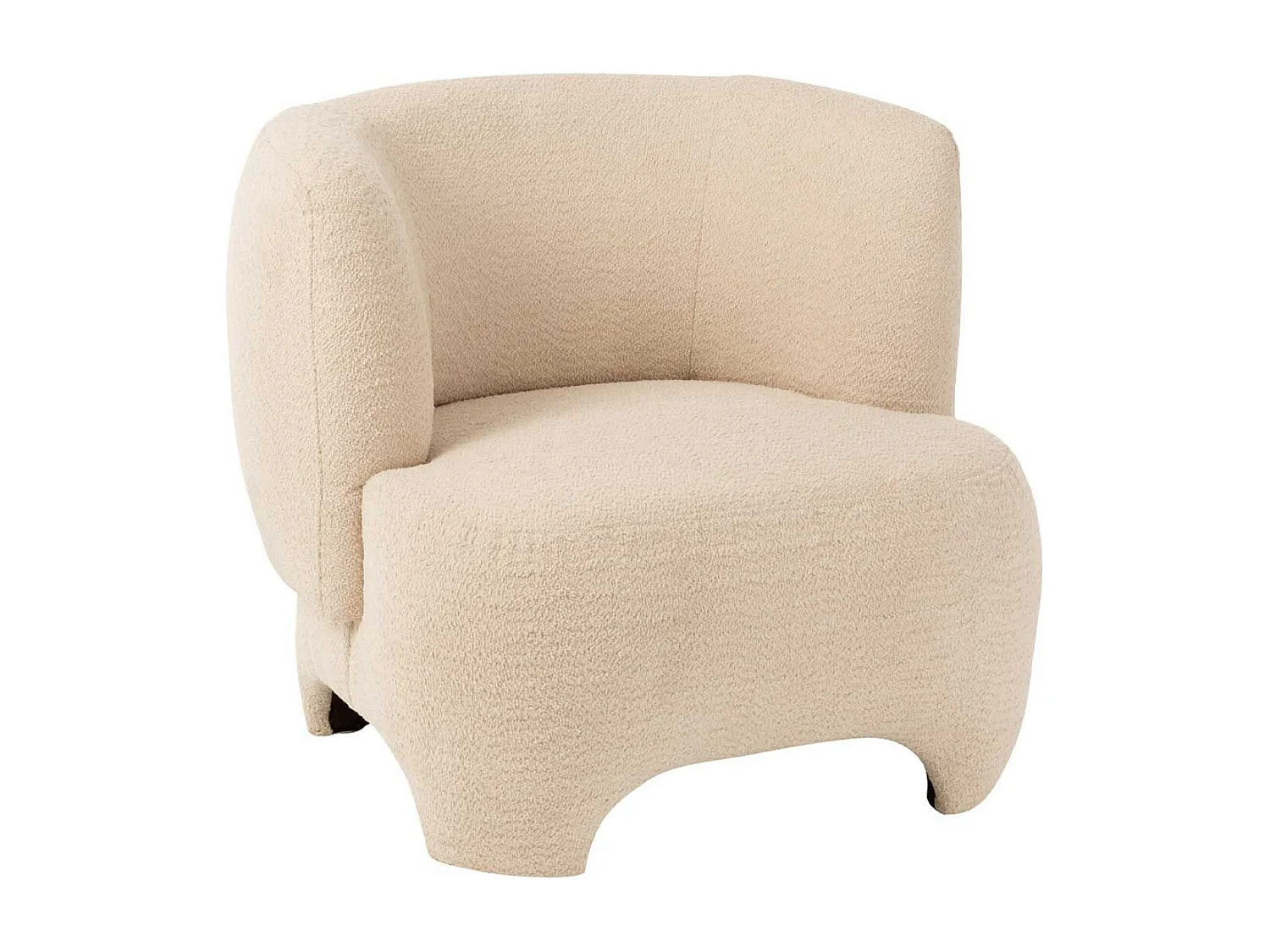Fauteuil Design Tricoté "Erwin" 80cm Blanc