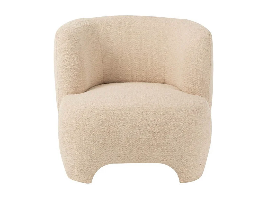 Fauteuil Design Tricoté "Erwin" 80cm Blanc