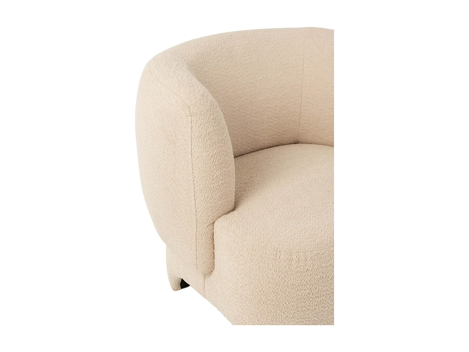 Fauteuil Design Tricoté "Erwin" 80cm Blanc
