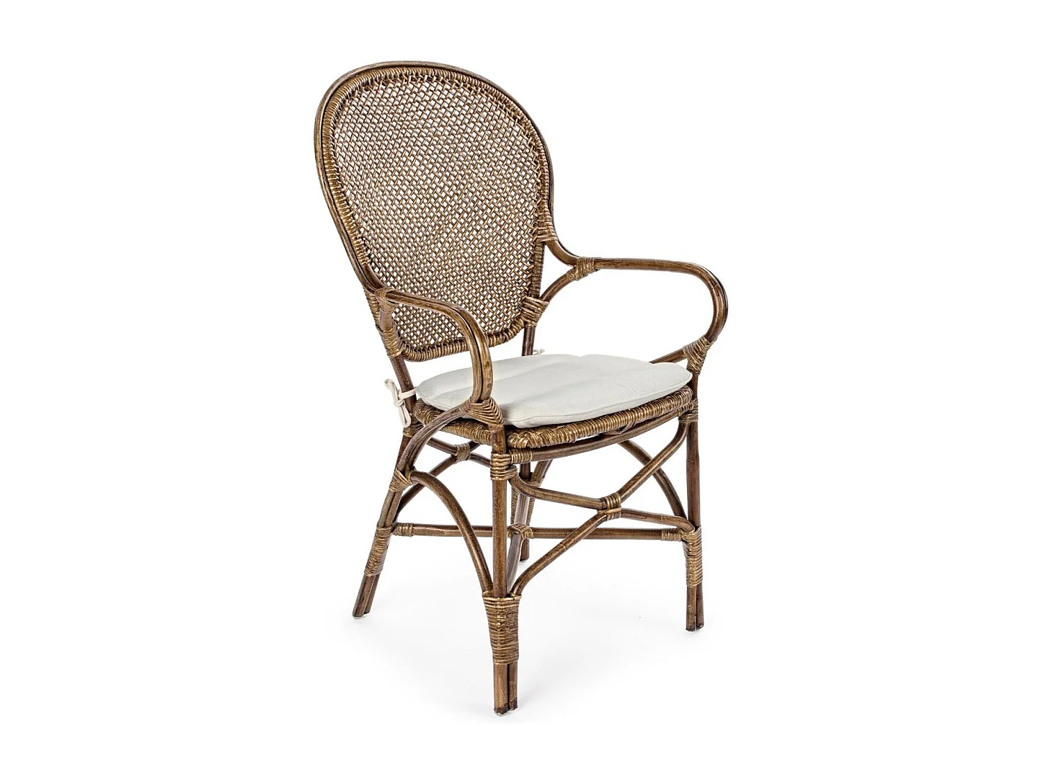 Fauteuil en rotin Bistrot (lot de 2) - ELINA