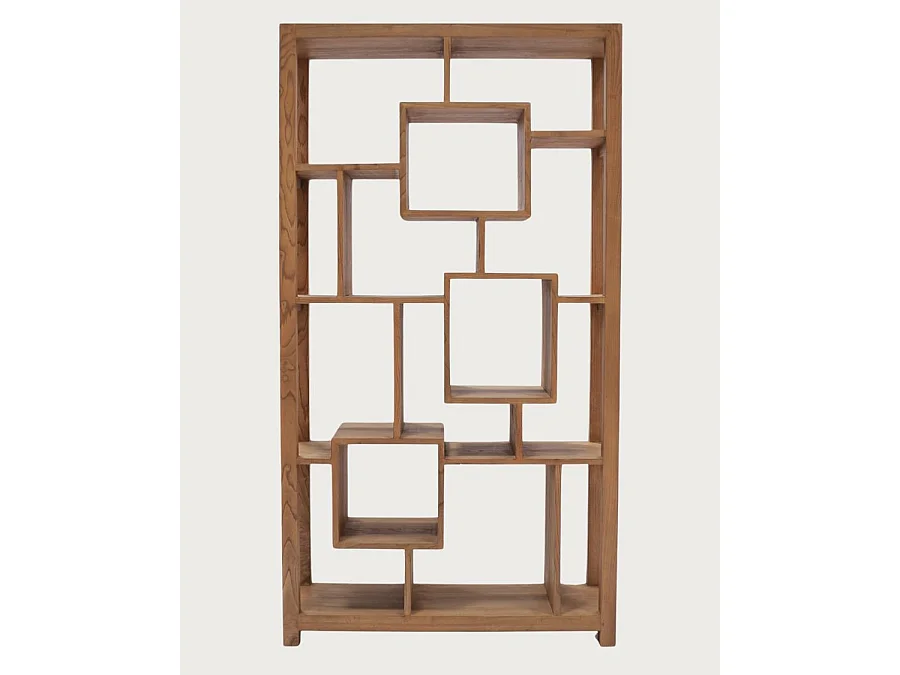 Maze - Étagère en bois massif de Teck
