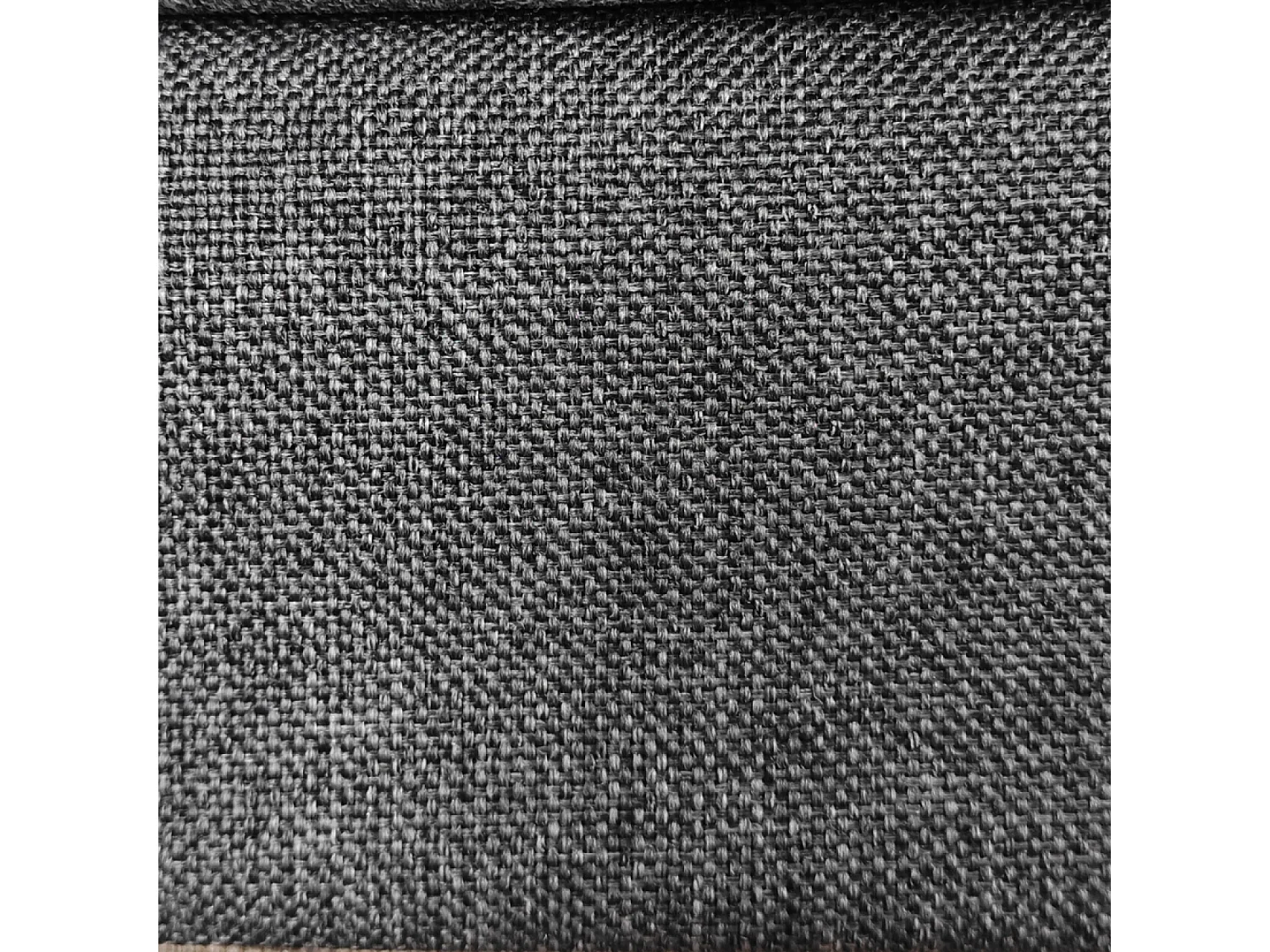 Canapé panoramique convertible avec coffre 4 places en tissu - gris foncé MAHÉ