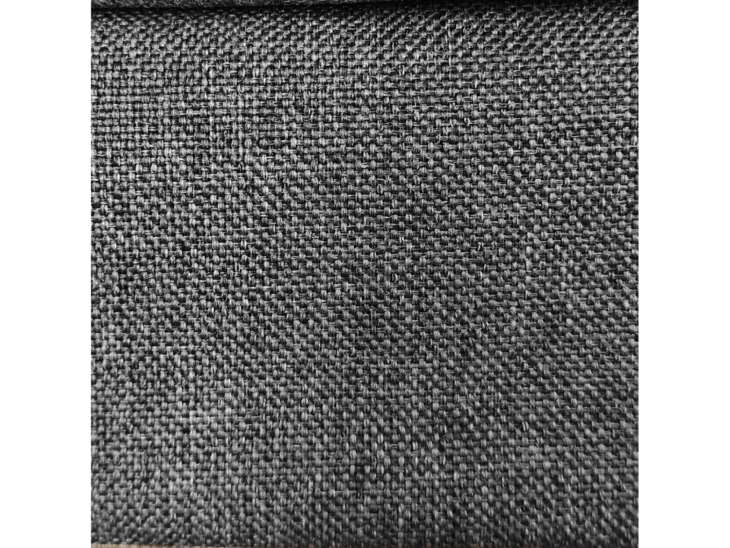 Canapé panoramique convertible avec coffre 4 places en tissu - gris foncé MAHÉ