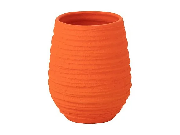 Cache-pot en céramique orange 21*18*23 cm
