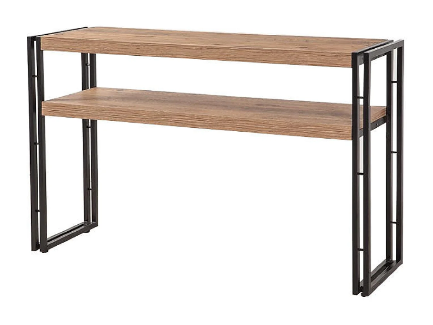 Scrivania scandinava effetto rovere VIRRAT - 2 cassetti