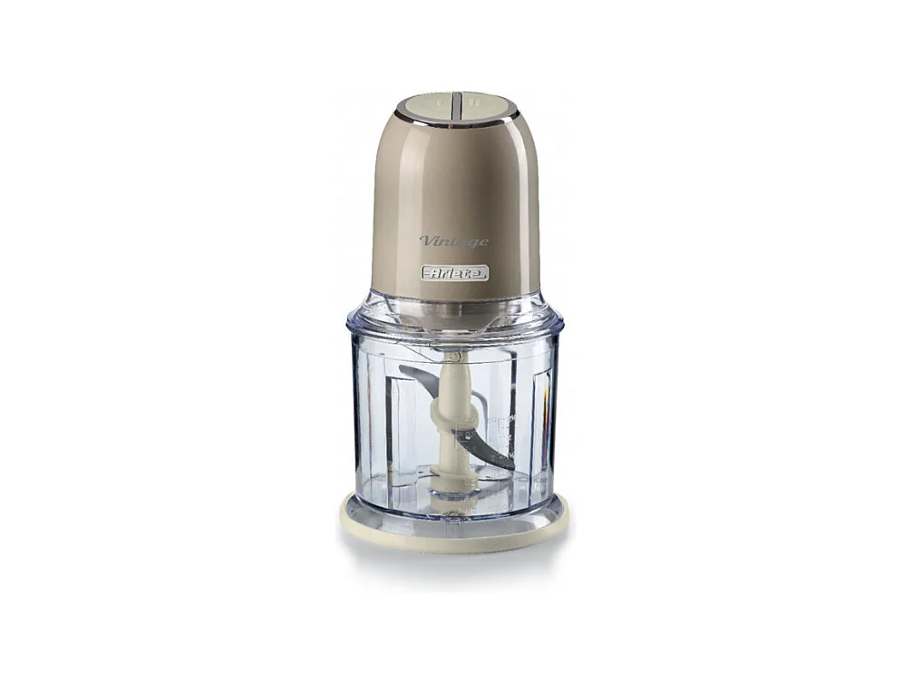 Tritatutto Vintage - 2 Velocità - 4 Lame Acciaio Inox - 400W - Beige