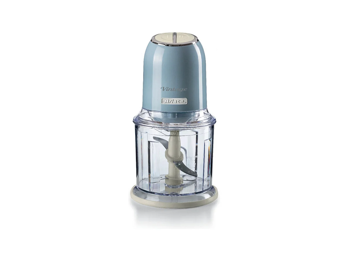Tritatutto Vintage - 2 Velocità - 4 Lame Acciaio Inox - 400W - Beige