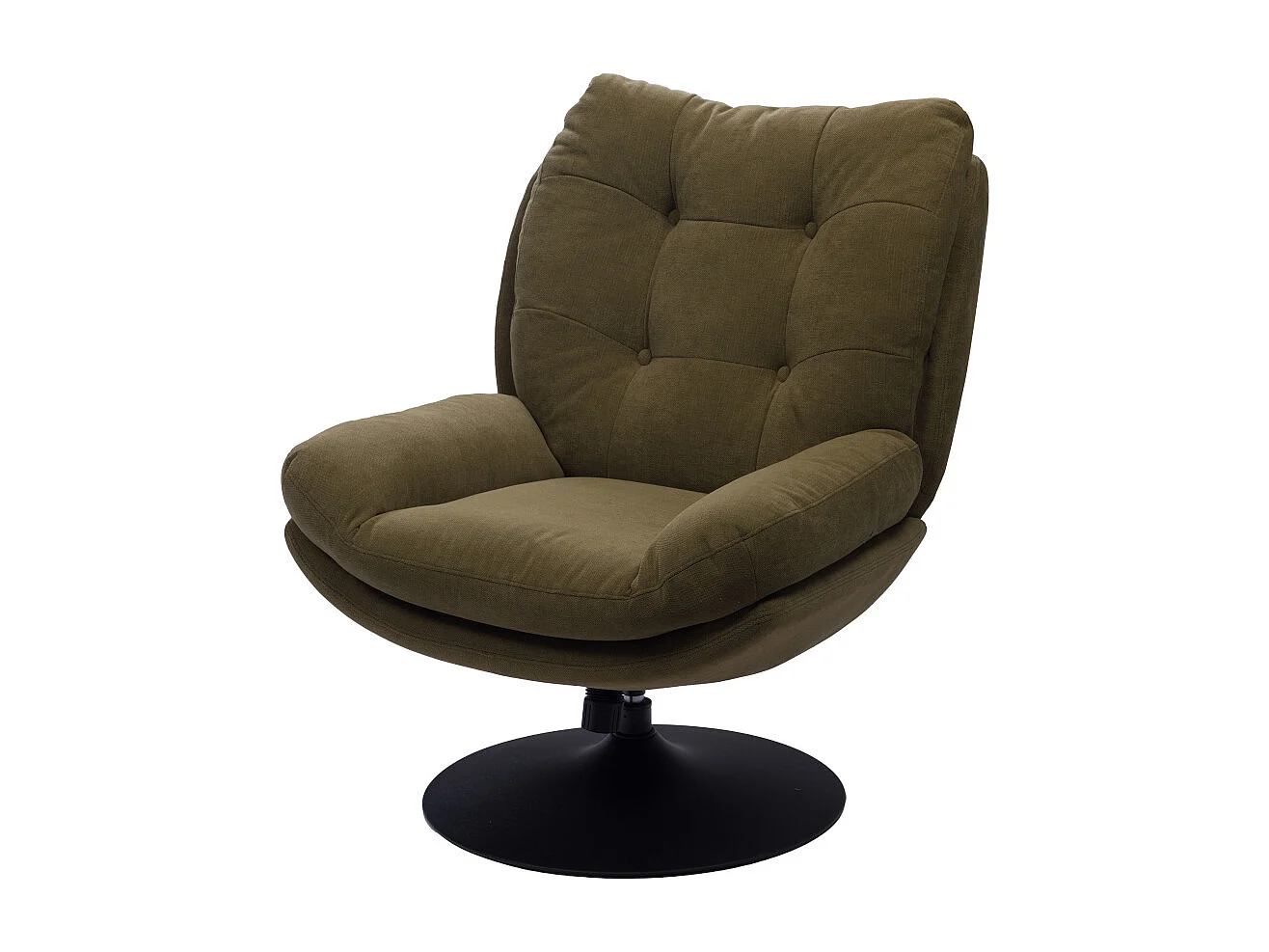Fauteuil pivotant Magnum pied noir - Amadeus