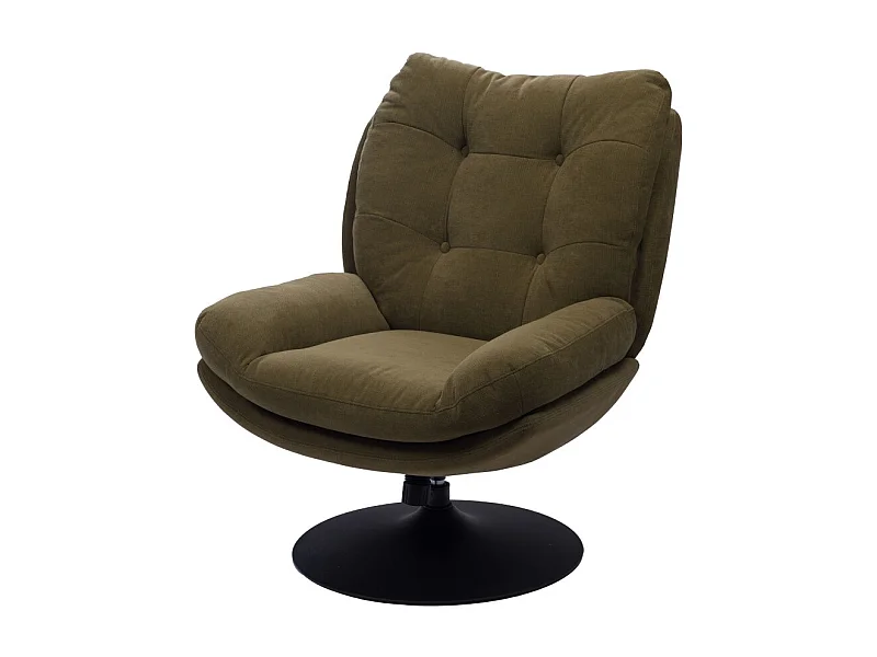 Fauteuil pivotant Magnum pied noir - Amadeu