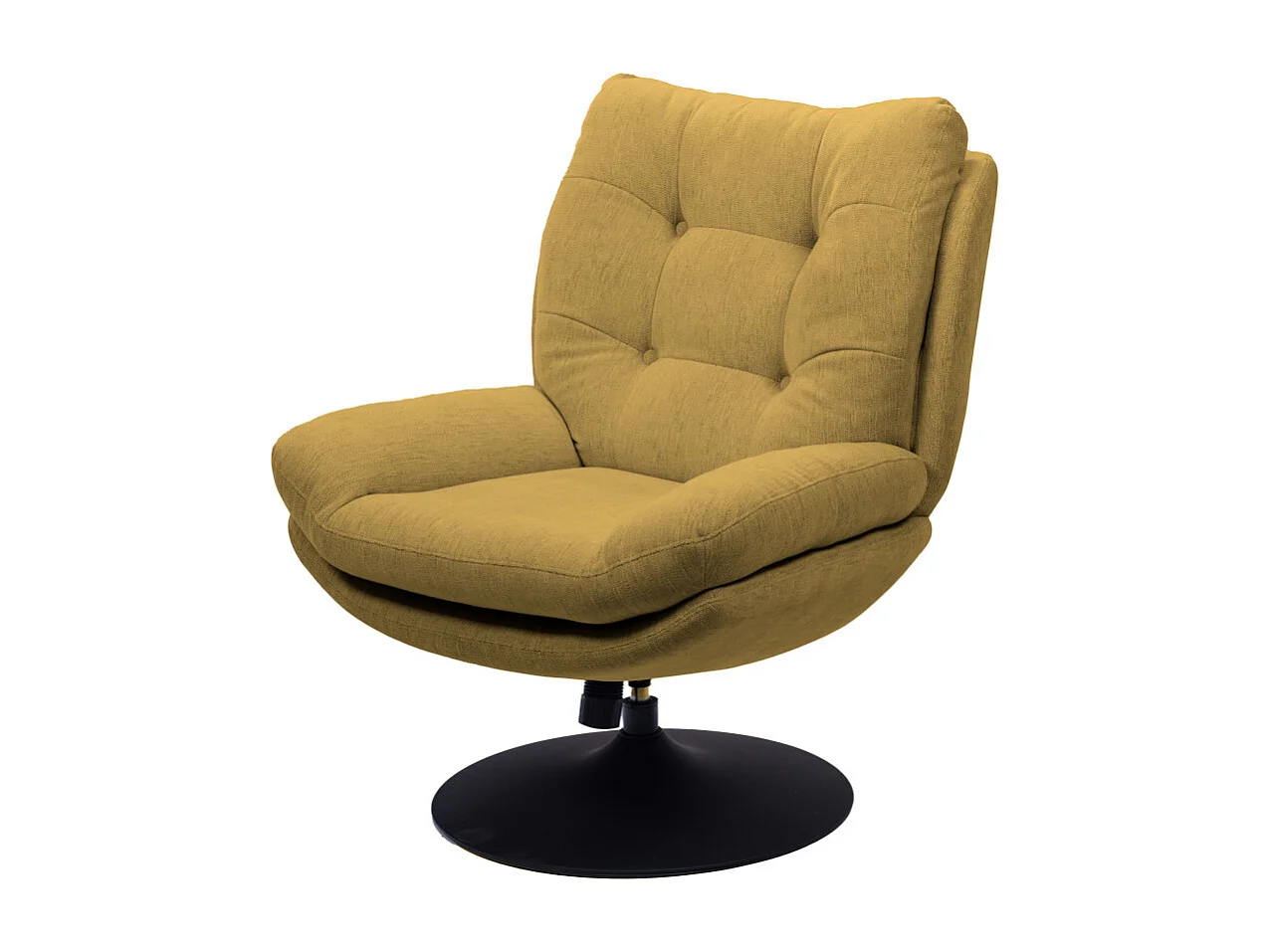 Fauteuil Camel moutarde