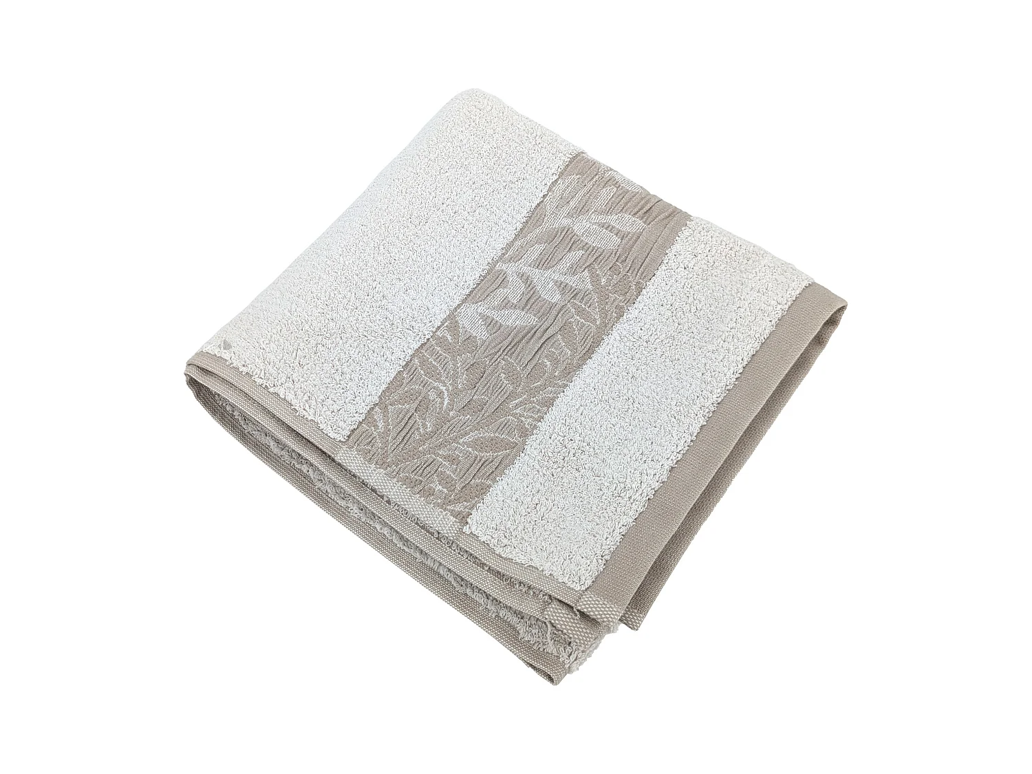 Serviette de toilette 50x100 cm FOLIUM coton 520g/m² beige