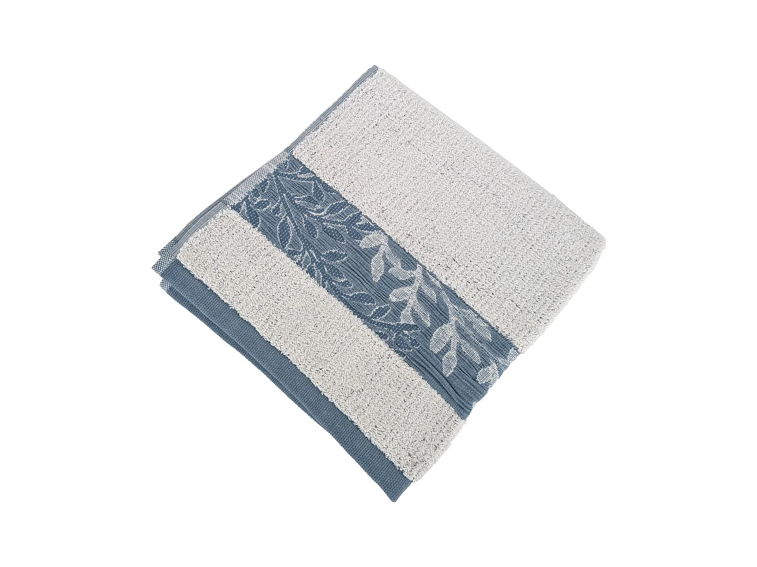 Serviette de toilette 50x100 cm FOLIUM coton 520g/m² bleu Cérulé