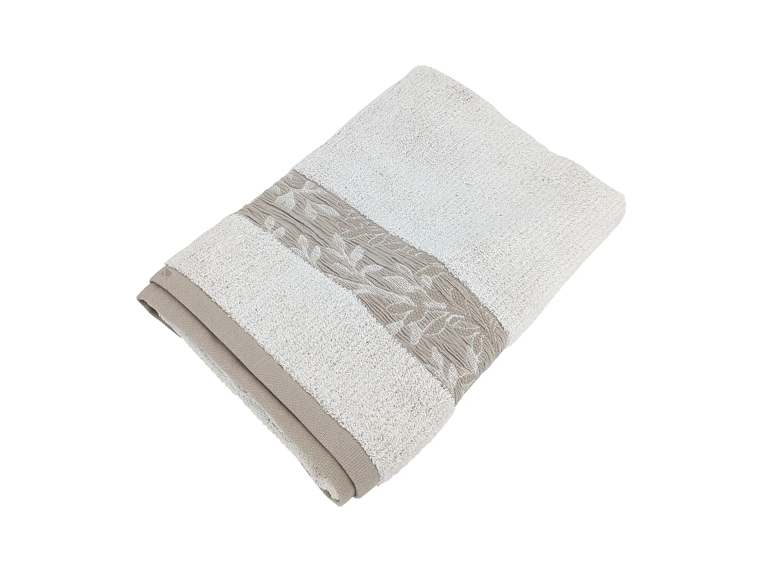 Drap de douche 70x140 cm FOLIUM coton 520g/m² beige