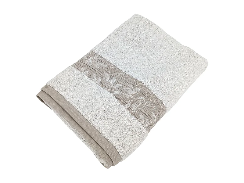 Drap de douche 70x140 cm FOLIUM coton 520g/m² beige