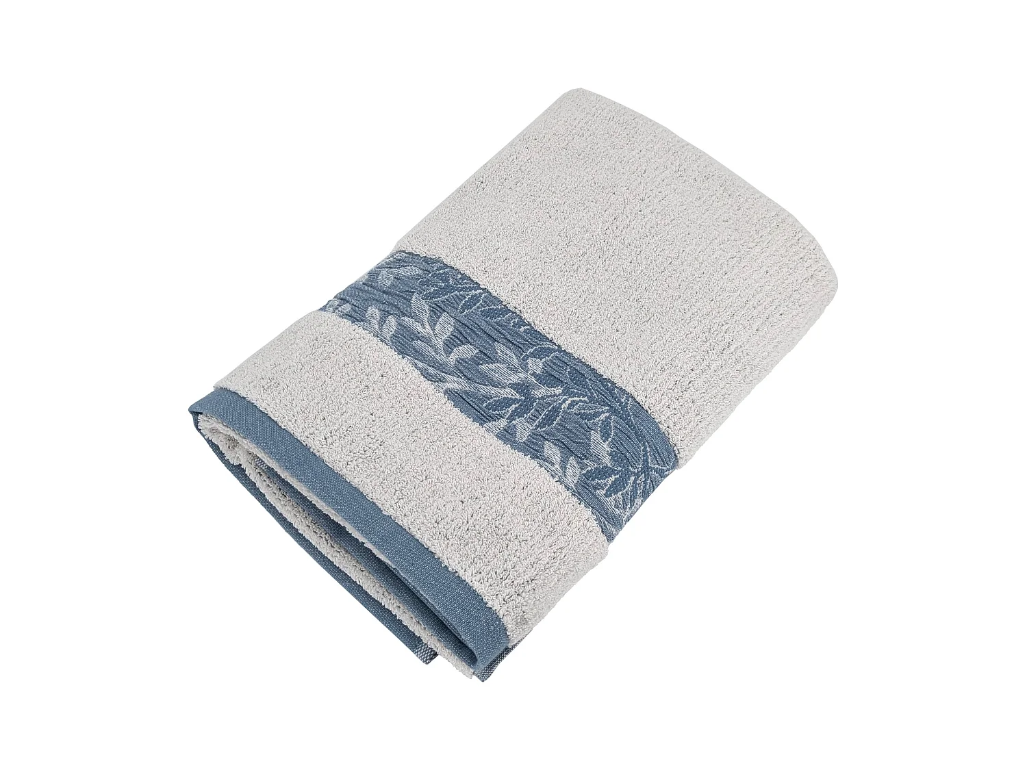 Drap de douche 70x140 cm FOLIUM coton 520g/m² bleu Cérulé