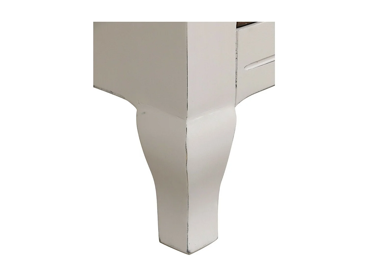 Buffet bas 2 portes Bois Blanc - Provence Interior's