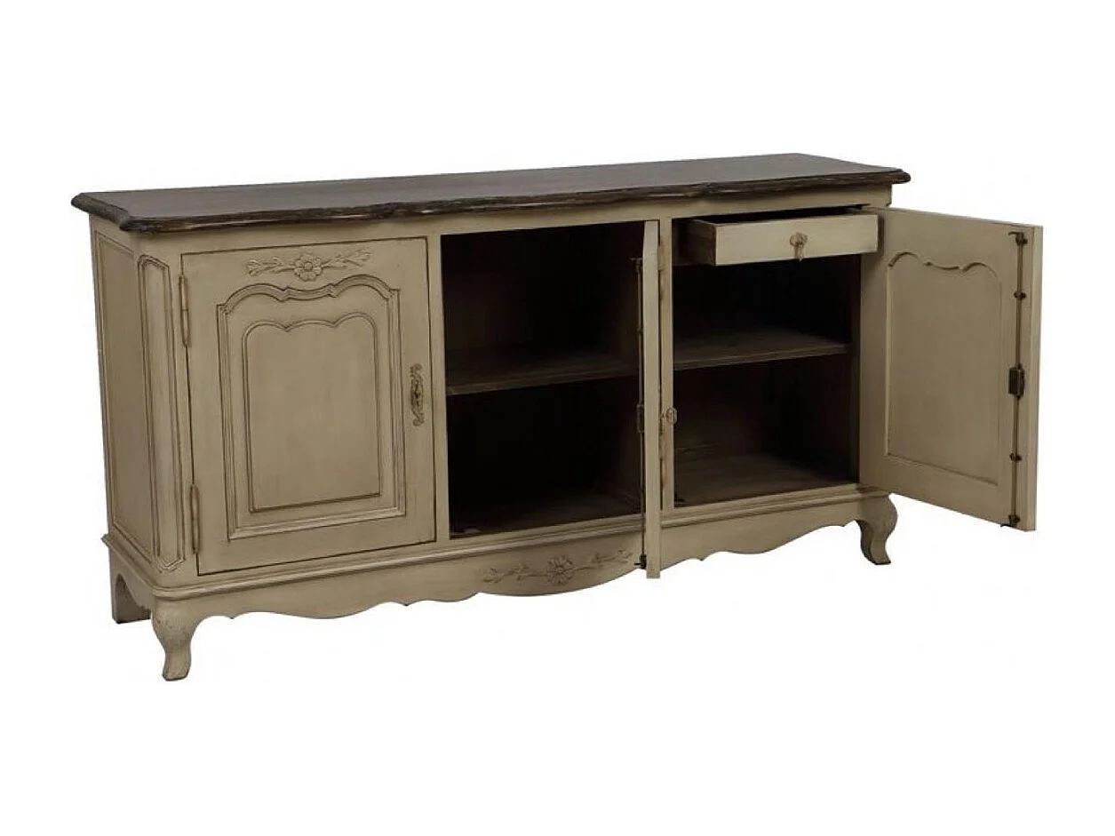 Buffet bas 3 portes Bois Beige - Château Interior's
