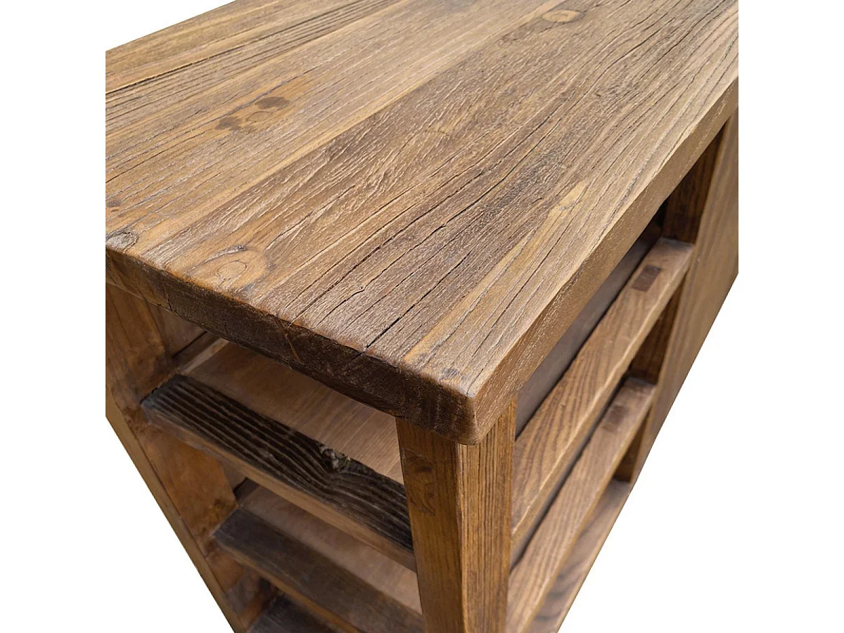 Buffet bas 2 portes 3 tiroirs Bois Marron - Transition Interior's