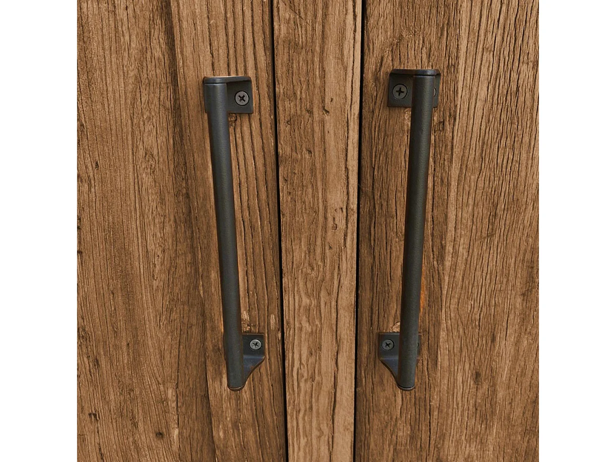 Buffet bas 2 portes 3 tiroirs Bois Marron - Transition Interior's