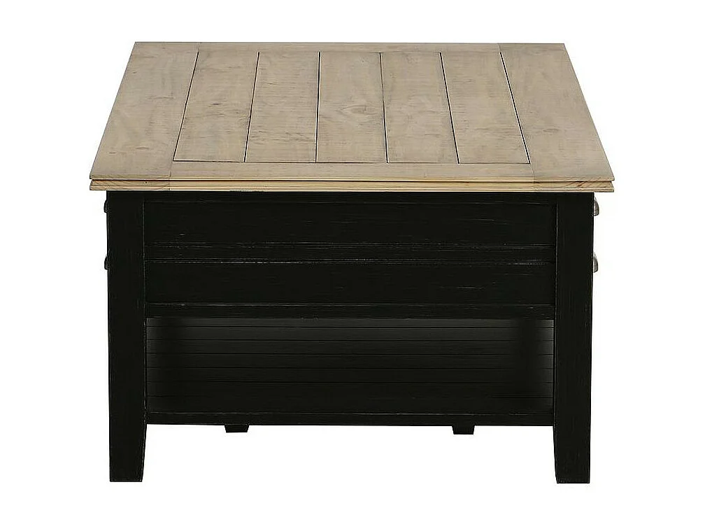 Table basse rectangulaire Bois Noir - Magellan Interior's