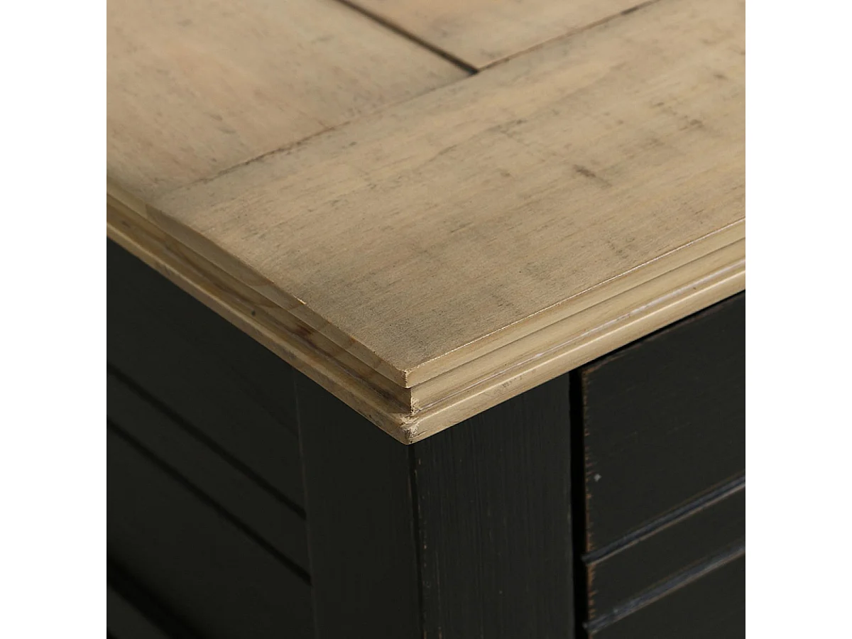 Table basse rectangulaire Bois Noir - Magellan Interior's