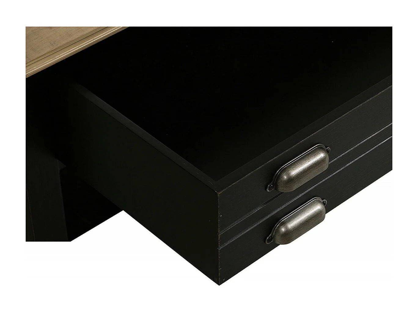 Table basse rectangulaire Bois Noir - Magellan Interior's