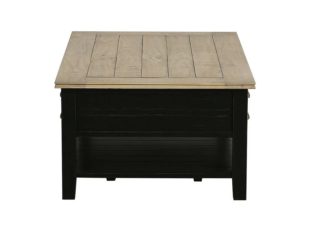 Table basse rectangulaire Bois Noir - Magellan Interior's