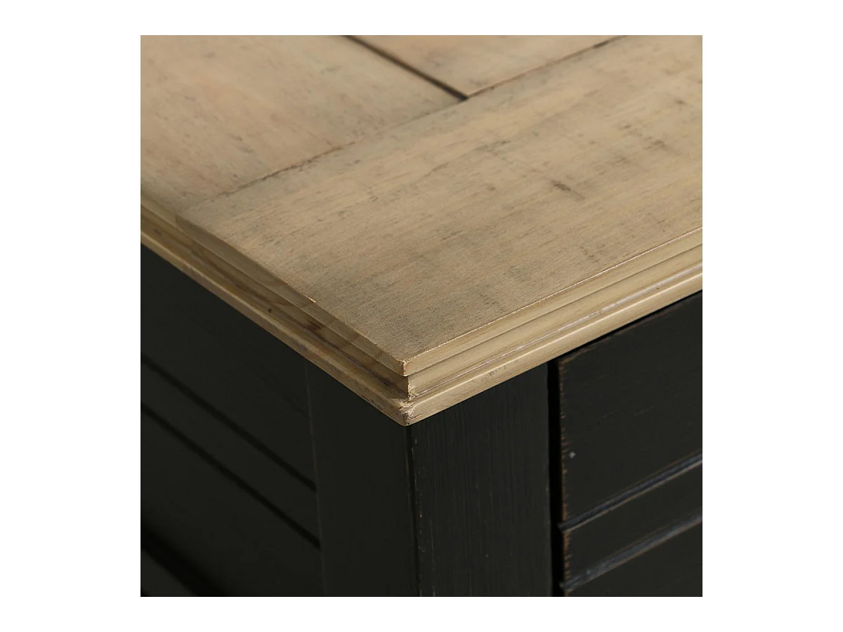 Table basse rectangulaire Bois Noir - Magellan Interior's