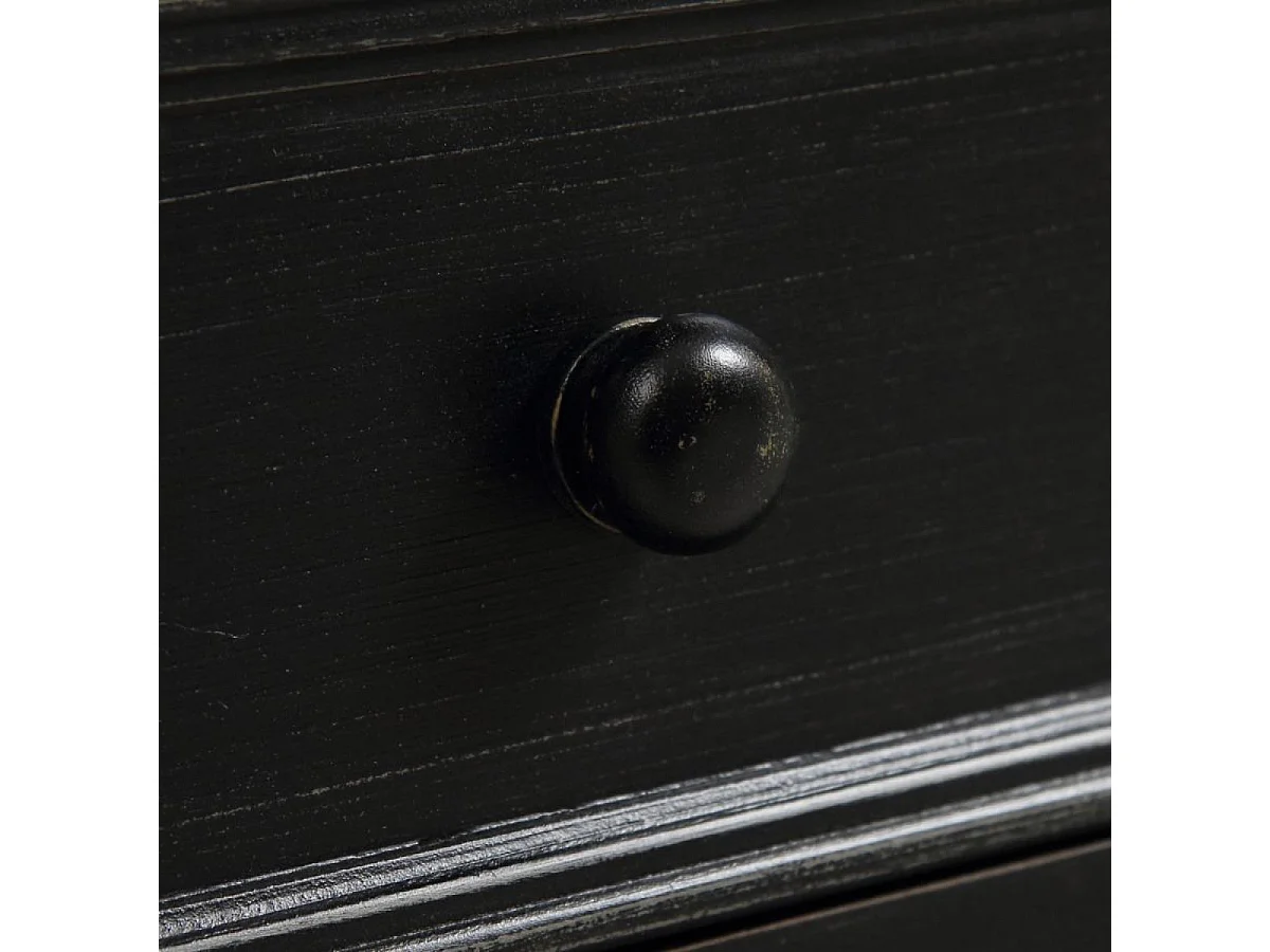 Table basse rectangulaire MDF Noir - Harmonie Interior's