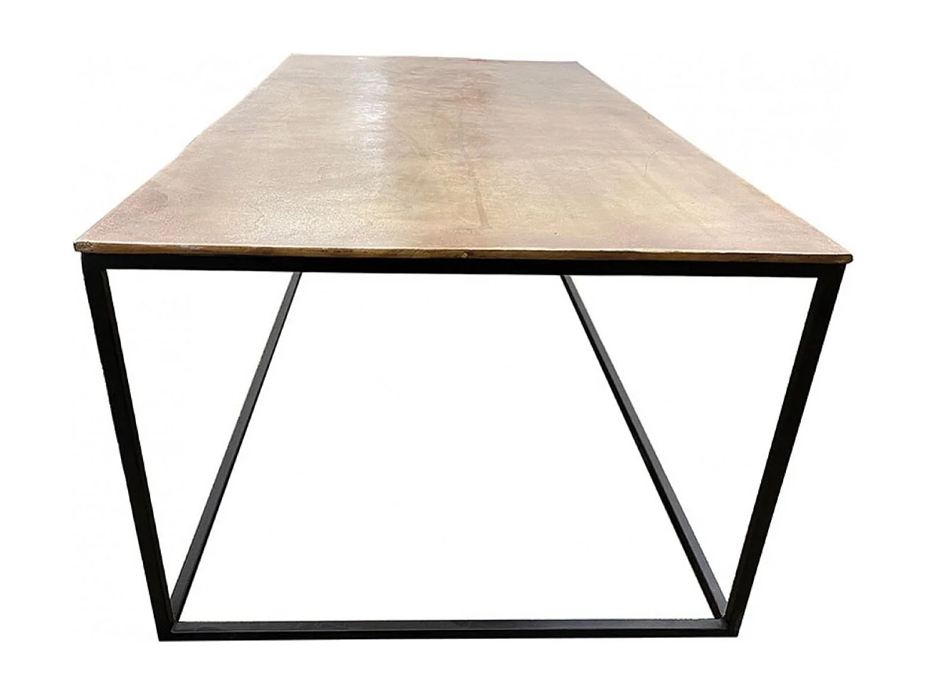 Table basse rectangulaire Fer Noir - Factory Interior's