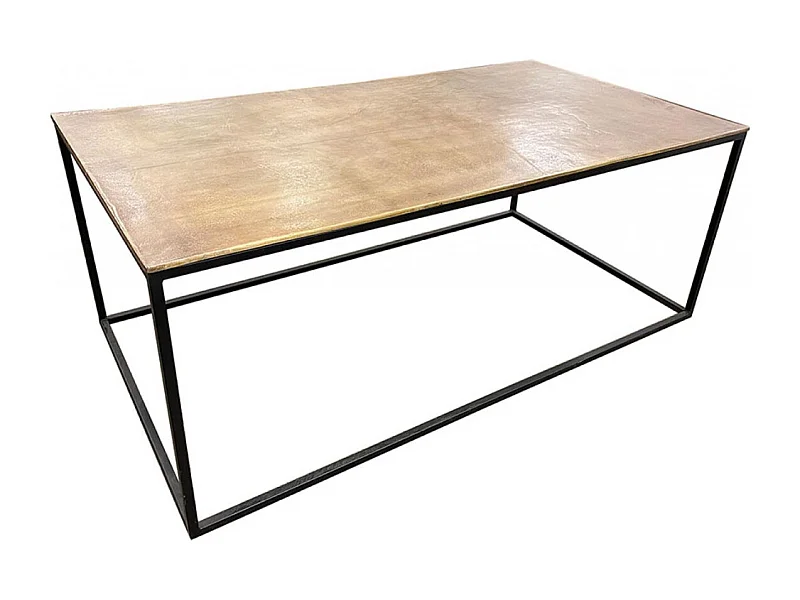 Table basse rectangulaire Fer Noir - Factory Interior's