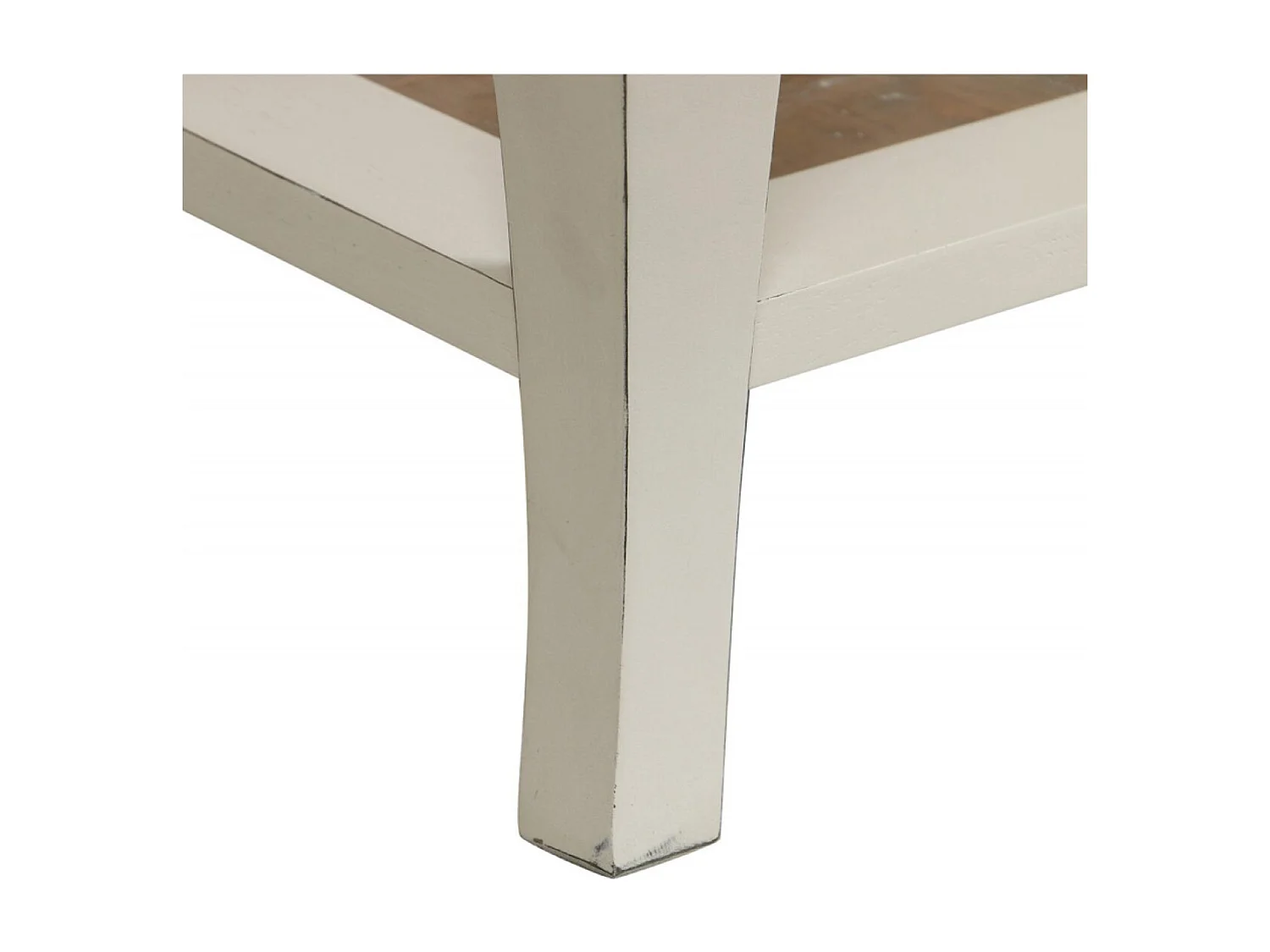 Bout de canapé Bois Blanc - Provence Interior's