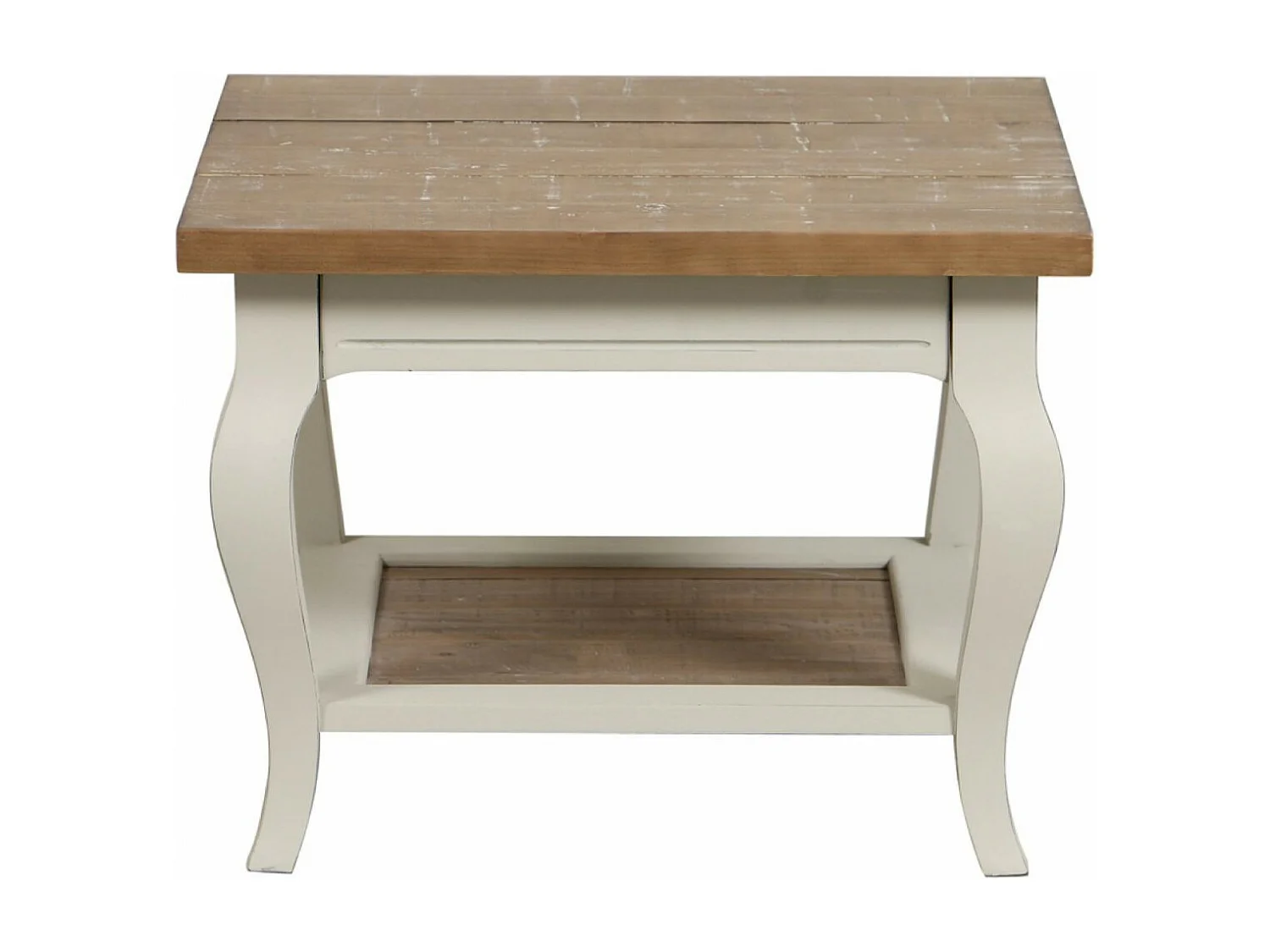 Bout de canapé Bois Blanc - Provence Interior's