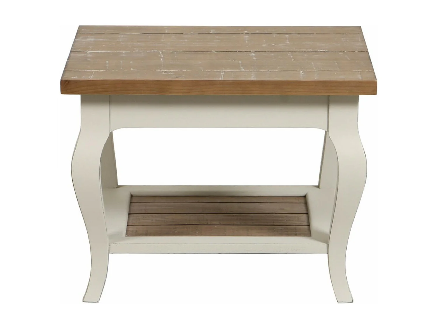 Bout de canapé Bois Blanc - Provence Interior's