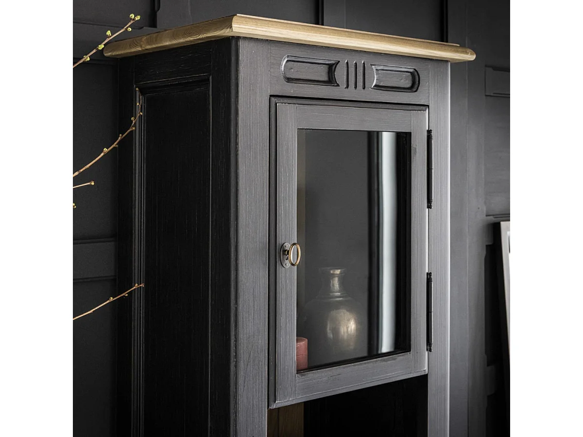 Colonne de salle de bain Bois Noir - Manoir Interior's