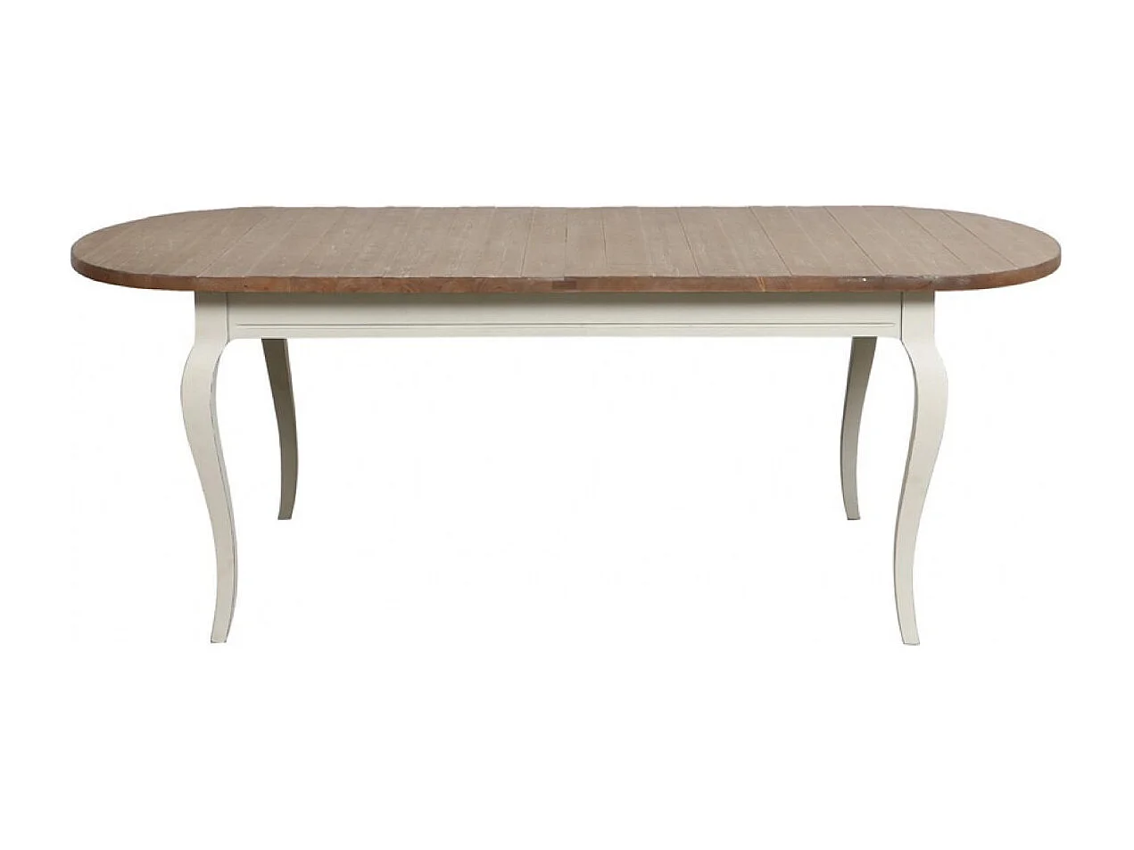 Table ovale extensible Bois Blanc - Provence Interior's