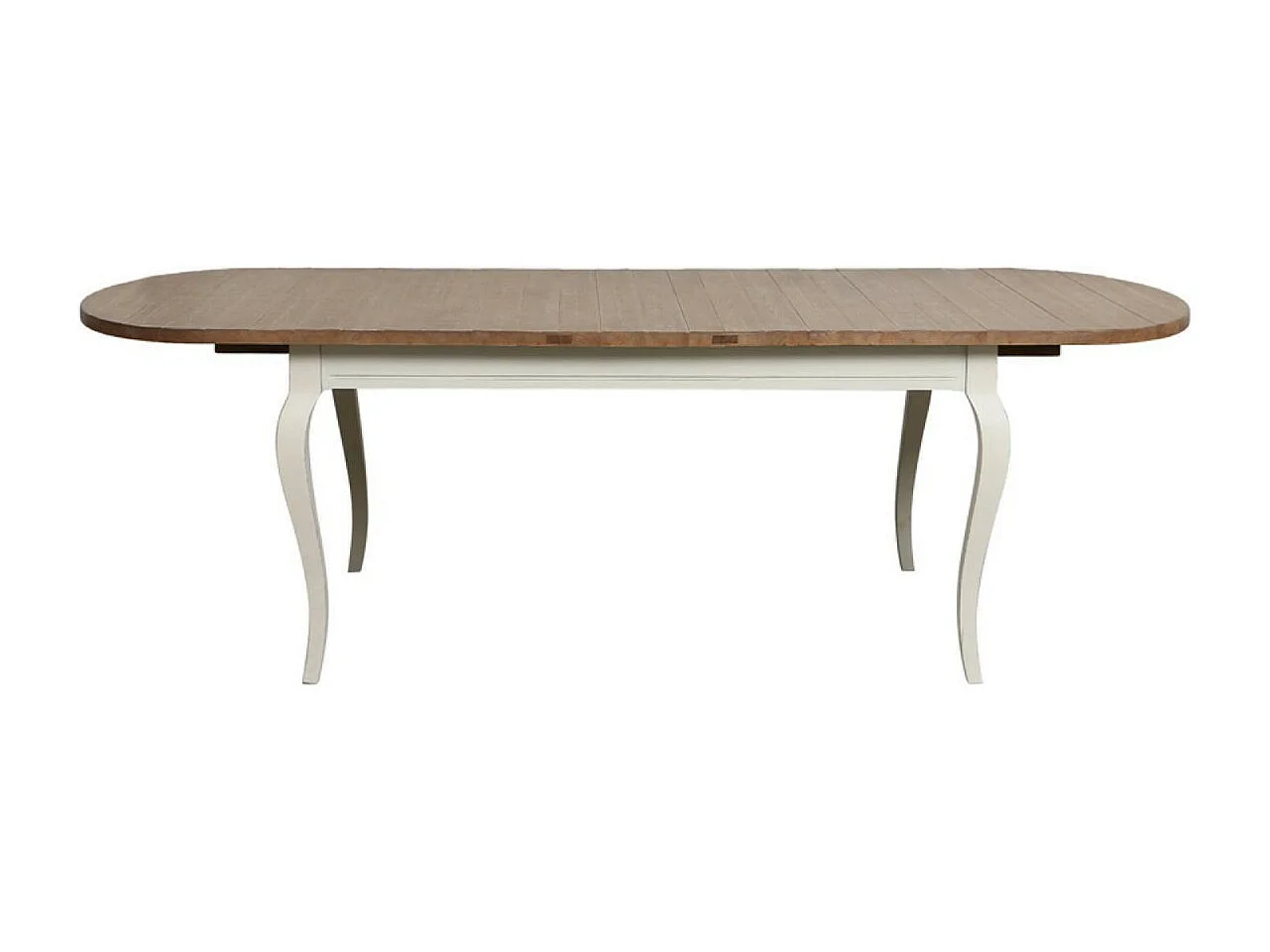 Table ovale extensible Bois Blanc - Provence Interior's