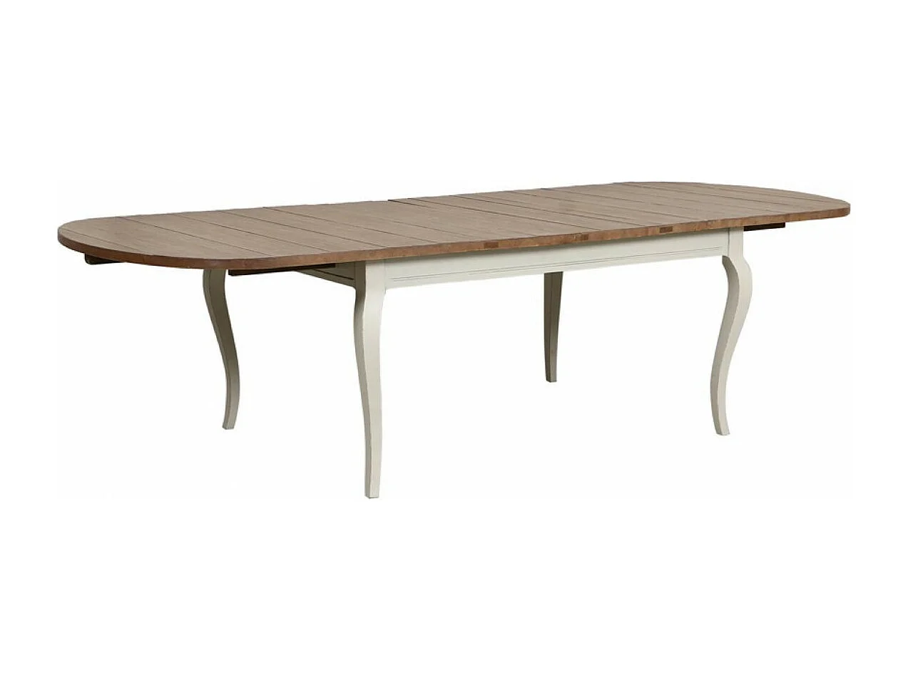 Table ovale extensible Bois Blanc - Provence Interior's